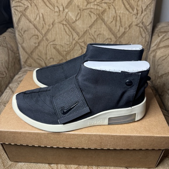 Nike Other - Nike Air Fear Of God MOC Mocassin Black-Fossil Men's Sneakers Shoes Size 7.5 EUC